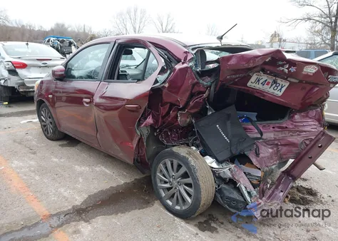 2017 Mitsubishi Mirage G4 Se from USA, damaged, VIN ML32F4FJXHH001980